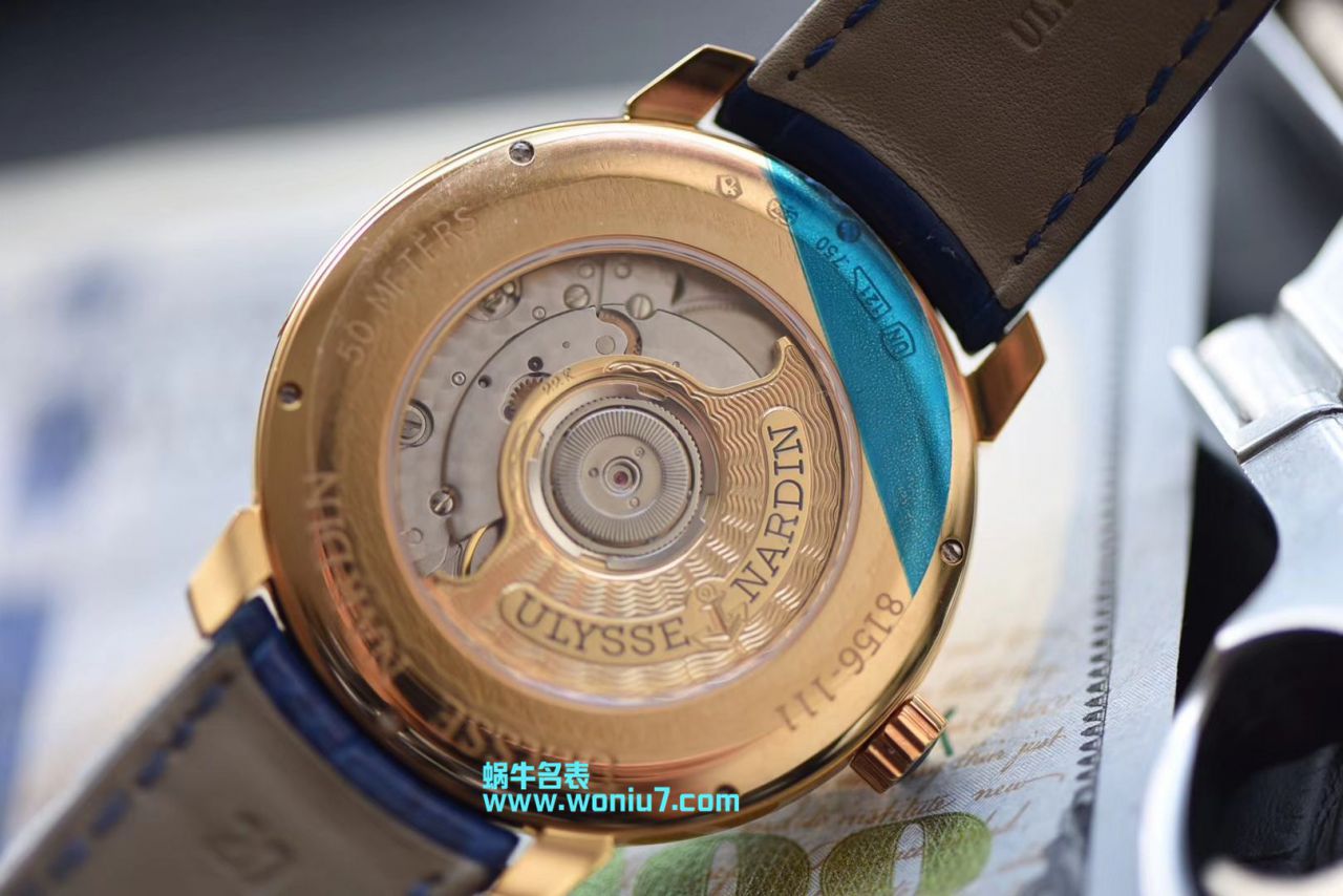 【FK Perfect  High quality  Replica Copy  Watches 】 Ulysse Nardin 表经典系列8152-111-2/DOG wrist watches  / YD013