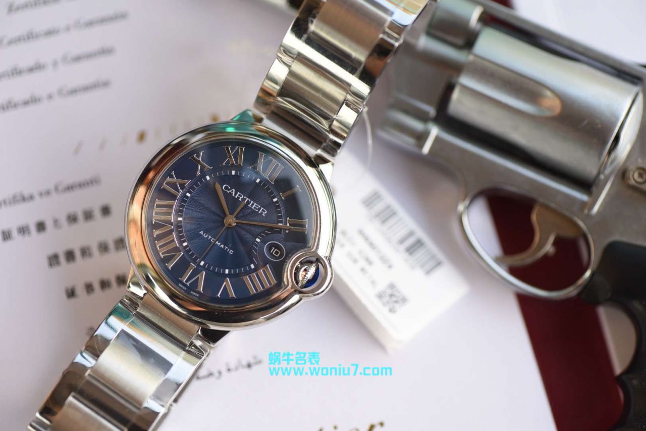 【V6 Factory  Perfect  High quality  Replica Watches 】 Cartier  蓝气球系列WSBB0025男款42MM wrist watches  / K169