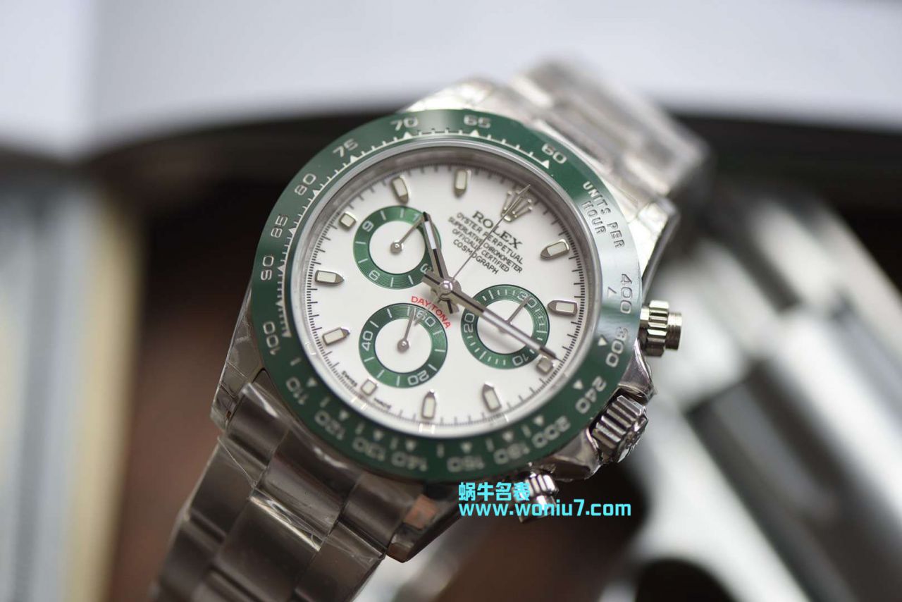 【台湾 Factory  Perfect  High quality  Replica Watches 】 Rolex  Ditongna 绿圈～最高品质 / R242