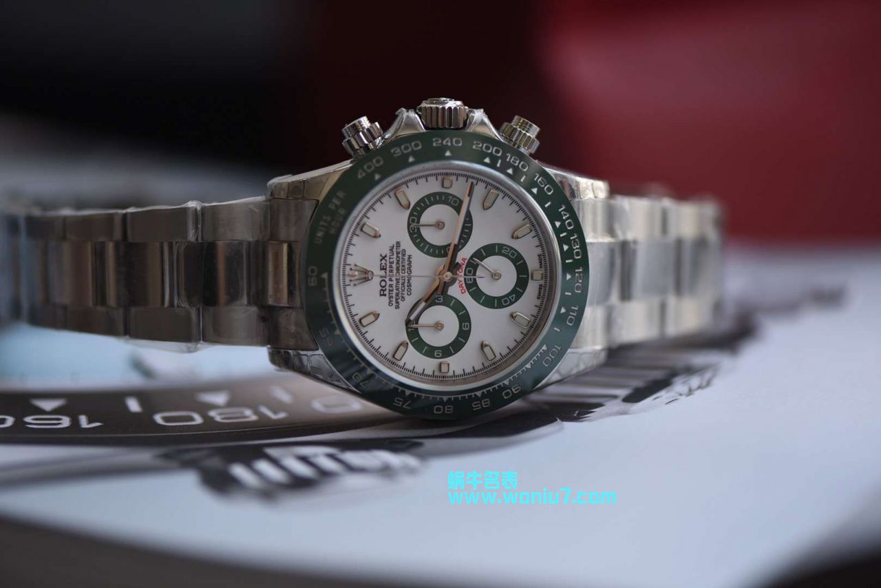 【台湾 Factory  Perfect  High quality  Replica Watches 】 Rolex  Ditongna 绿圈～最高品质 / R242