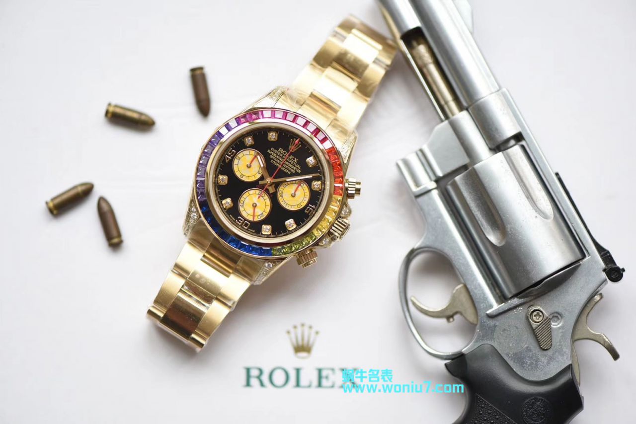 【台湾 Factory  Perfect  High quality 克隆 Replica Watches 】 Rolex  Cosmograph Daytona 彩虹 Ditongna 系列116595 RBOW wrist watches  / R243