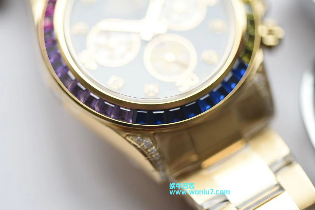 【台湾 Factory  Perfect  High quality 克隆 Replica Watches 】 Rolex  Cosmograph Daytona 彩虹 Ditongna 系列116595 RBOW wrist watches  / R243