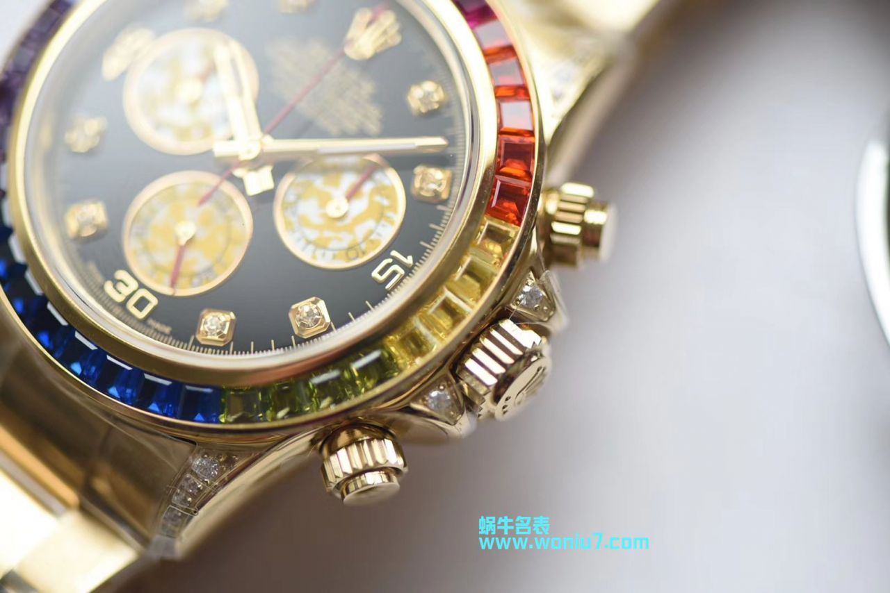 【台湾 Factory  Perfect  High quality 克隆 Replica Watches 】 Rolex  Cosmograph Daytona 彩虹 Ditongna 系列116595 RBOW wrist watches  / R243