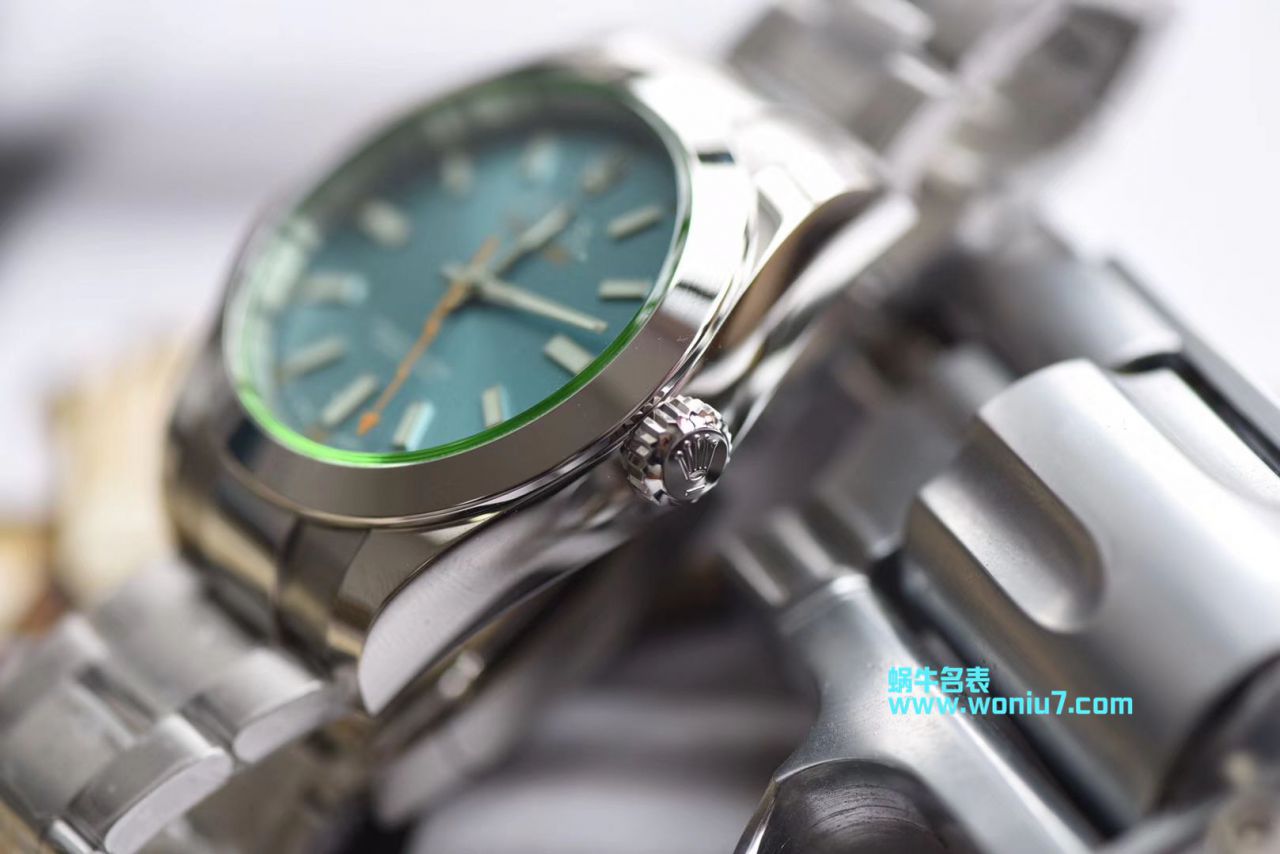 【DJ Perfect  High quality  Replica Watches 】 Rolex MILGAUSS系列116400-GV-72400蓝盘 wrist watches (绿玻璃) / R246