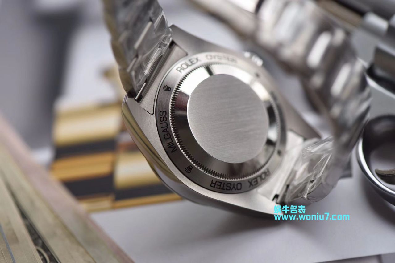 【DJ Perfect  High quality  Replica Watches 】 Rolex MILGAUSS系列116400-GV-72400蓝盘 wrist watches (绿玻璃) / R246