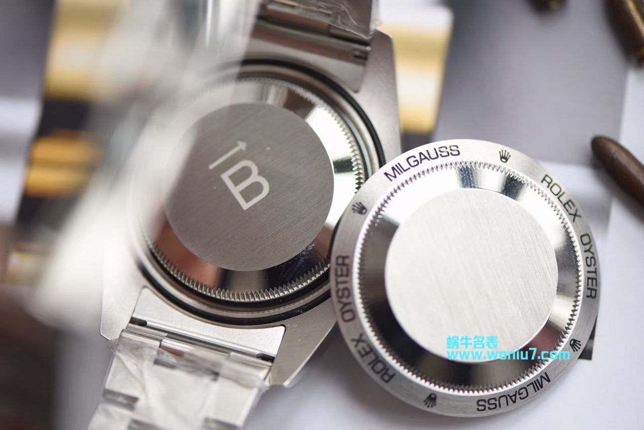 【DJ Perfect  High quality  Replica Watches 】 Rolex MILGAUSS系列116400-GV-72400蓝盘 wrist watches (绿玻璃) / R246