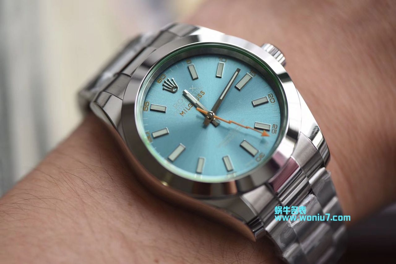 【DJ Perfect  High quality  Replica Watches 】 Rolex MILGAUSS系列116400-GV-72400蓝盘 wrist watches (绿玻璃) / R246