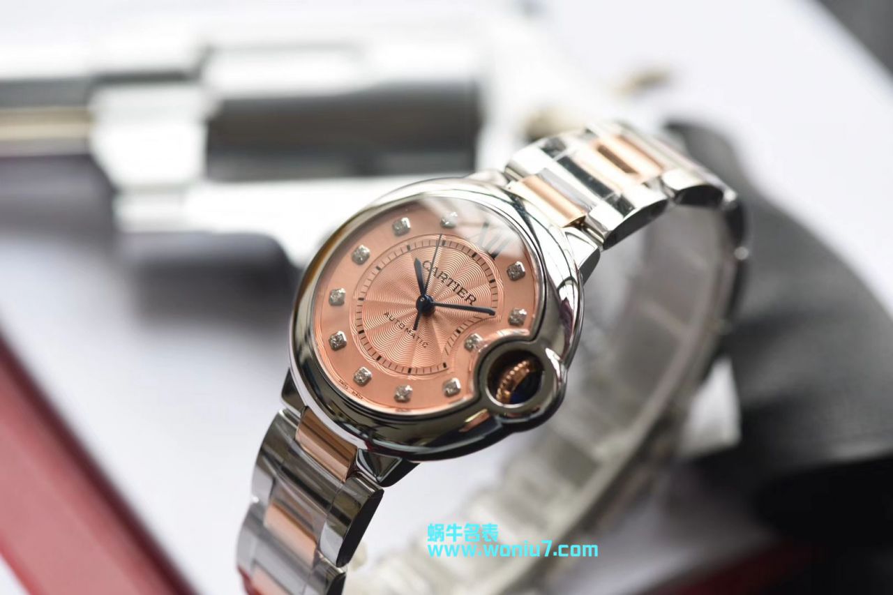 【V6 Perfect  High quality  Knockoff  Watches 】 Cartier  蓝气球系列W3BB0002 wrist watches 33毫米女装 / K176