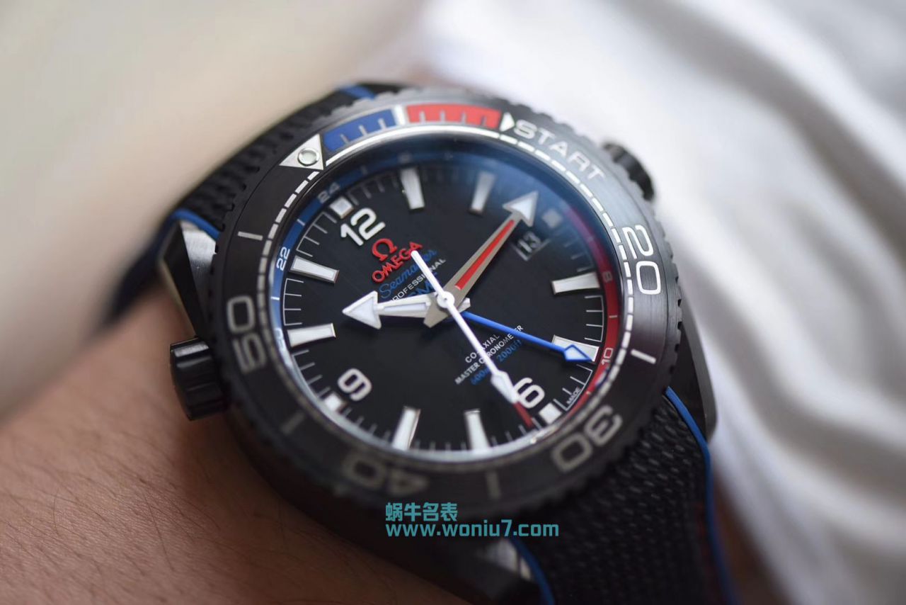 【VS Perfect  High quality  Replica Copy  Watches 】OMEGA Seamaster 系列深海之黑新西兰酋长队限定版215.92.46.22.01.004 wrist watches  / M372