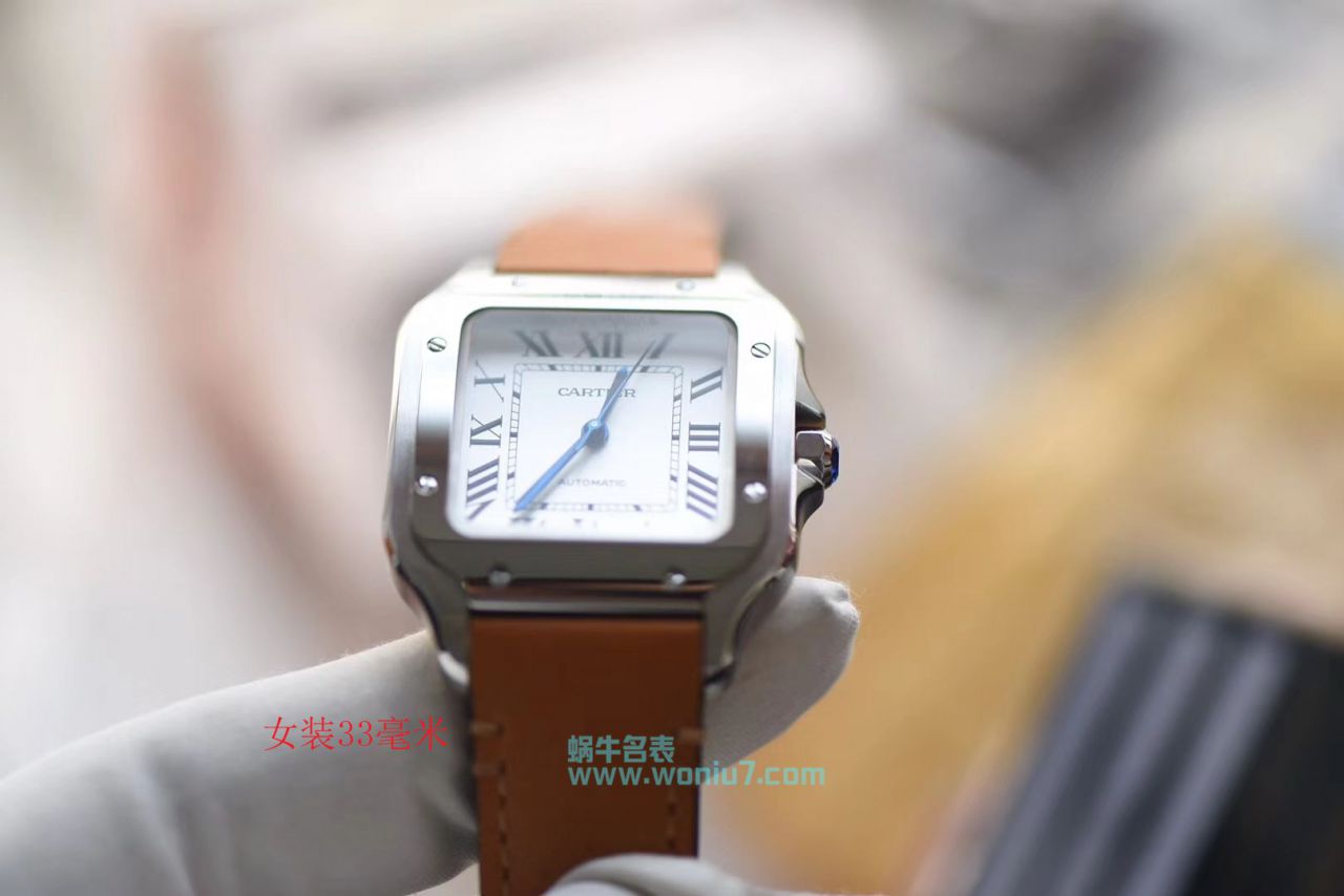 【V6 Factory  Perfect  High quality  top  Replica Watches 】 Cartier   Santos 系列WSSA0009男女情侣 wrist watches  / K165