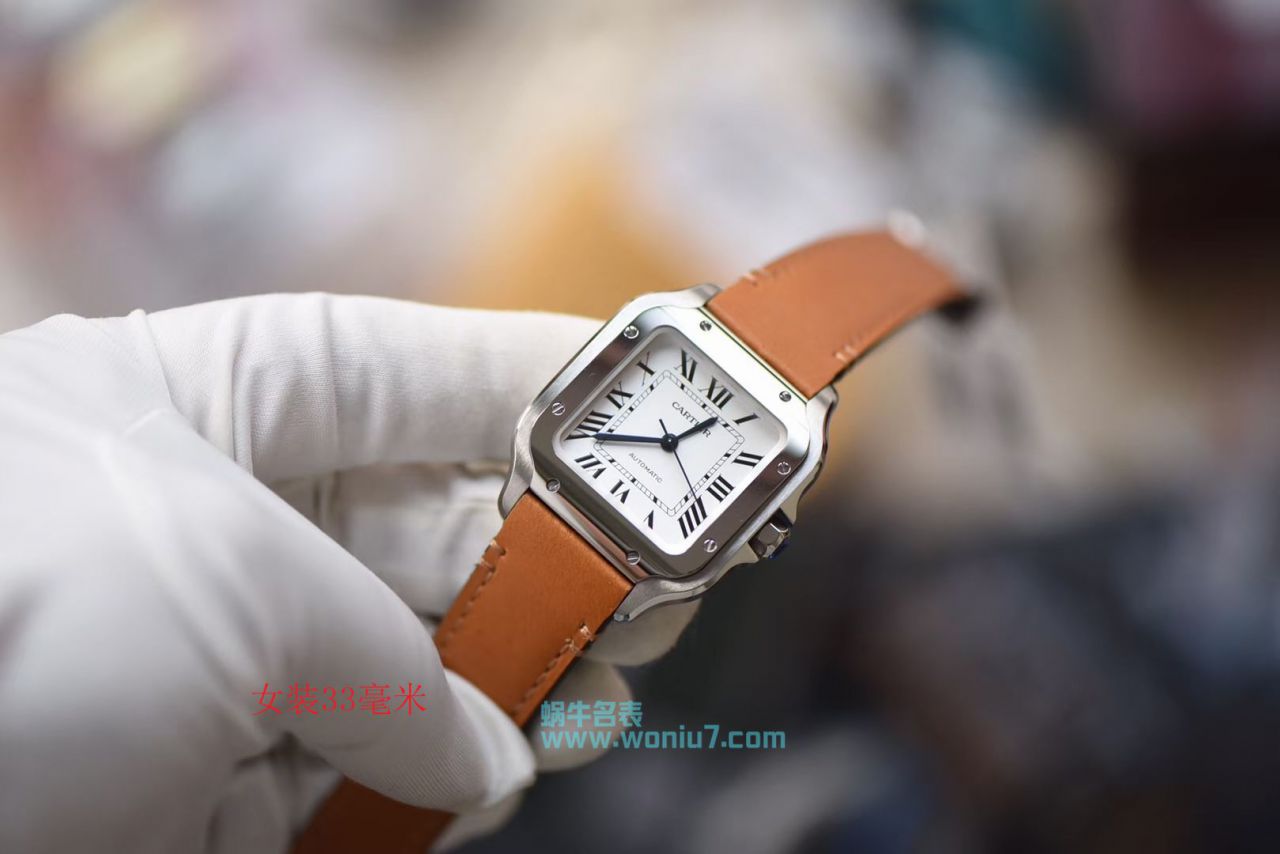 【V6 Factory  Perfect  High quality  top  Replica Watches 】 Cartier   Santos 系列WSSA0009男女情侣 wrist watches  / K165