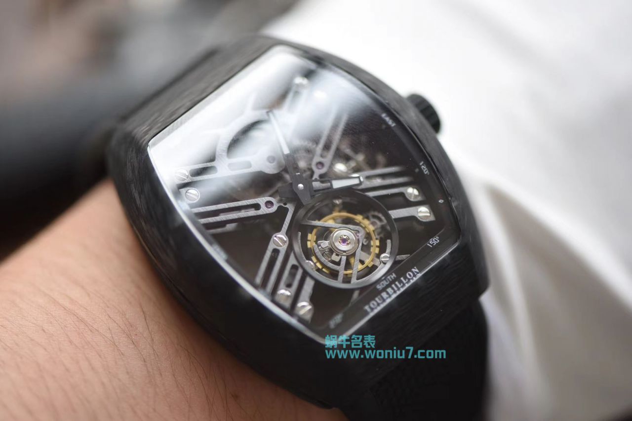 【JB Perfect  High quality 精 Replica Watches 】法穆兰NEW SARATOGE系列V 45 T SQT CARBONE Tourbillon  wrist watches  / FL030