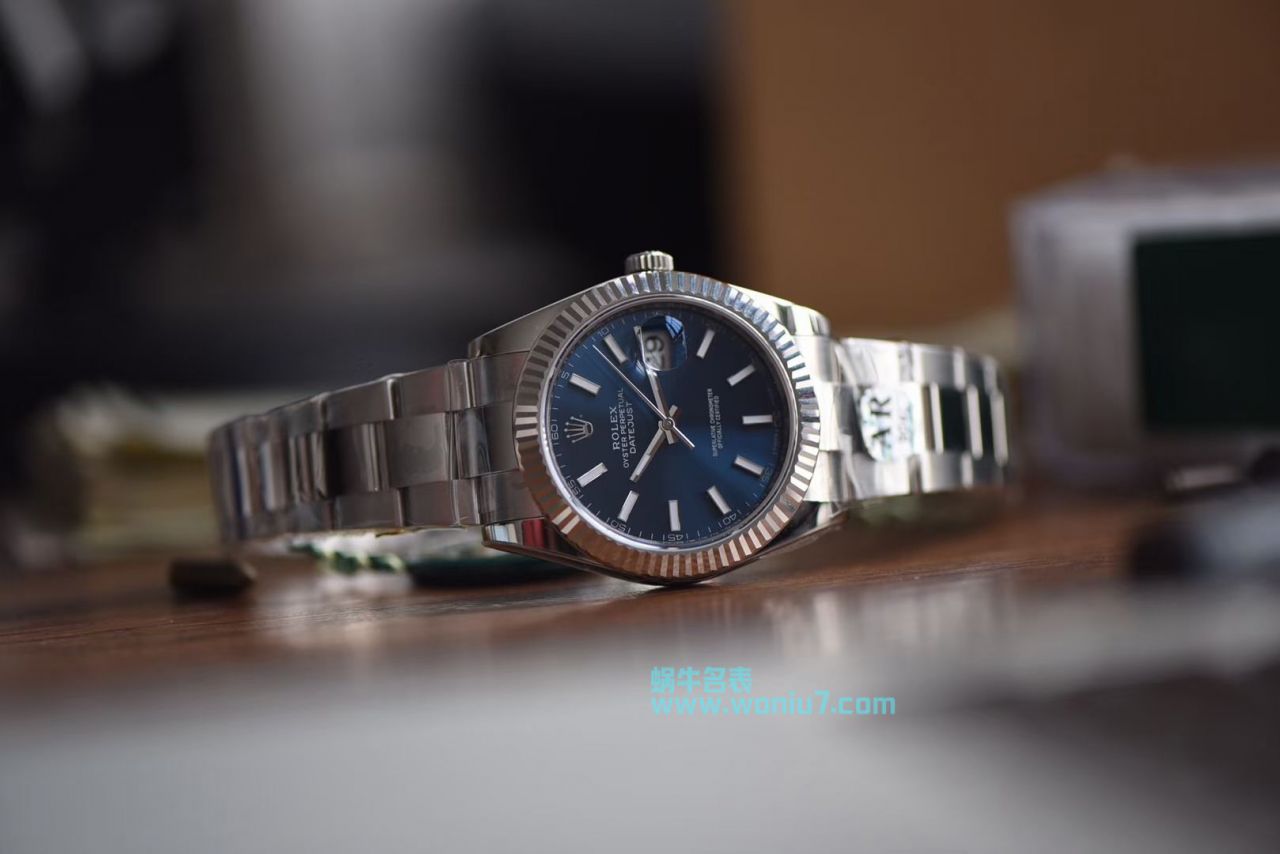【AR Perfect  High quality  top  Replica 】 Rolex   Datejust DATEJUST系列116334-72210蓝盘 wrist watches 904钢 / R252