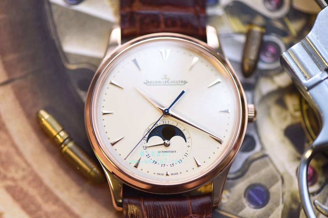 【ZF Perfect  High quality  Replica Watches 】 Jaeger-LeCoultre 月相大师系列Q1362520 wrist watches  / JJ124