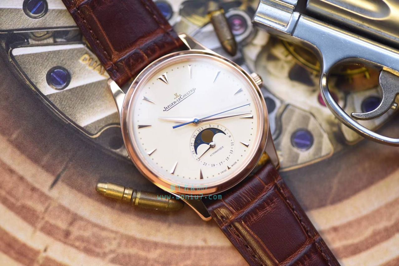 【ZF Perfect  High quality  Replica Watches 】 Jaeger-LeCoultre 月相大师系列Q1362520 wrist watches  / JJ124