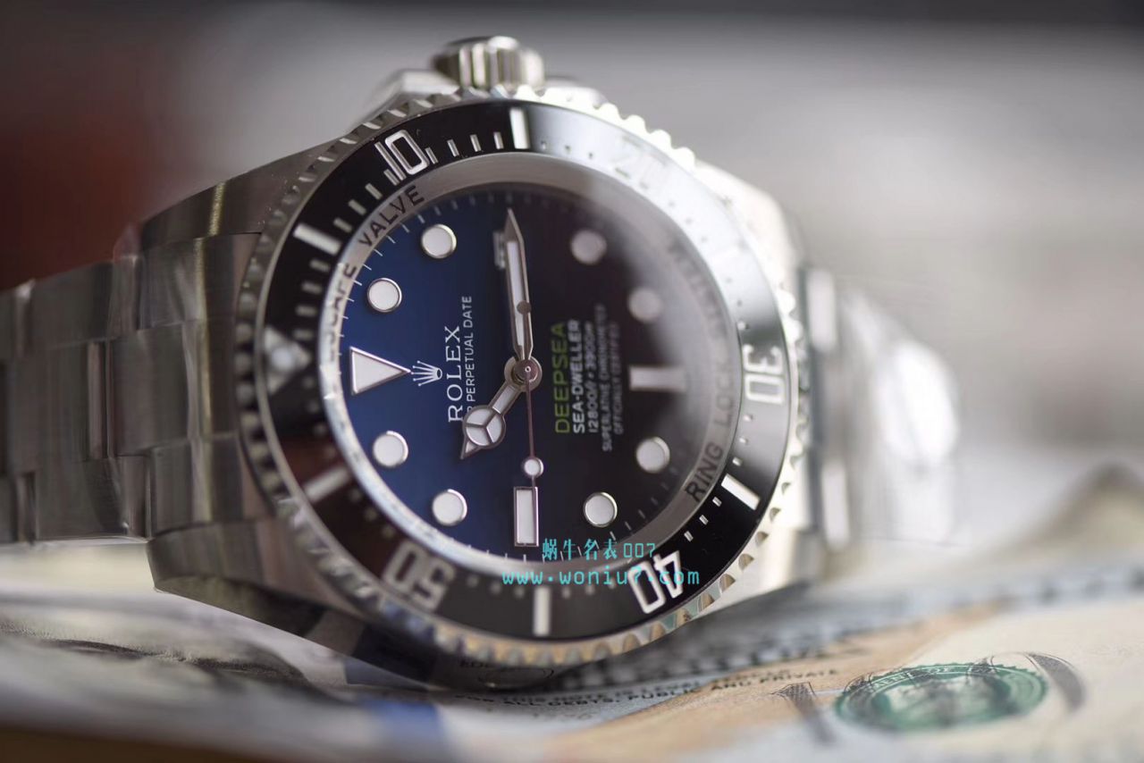 【AR Perfect  High quality  Replica Watches 】 Rolex 海使型系列116660-98210 蓝盘 wrist watches (904钢渐变蓝鬼王) / R208