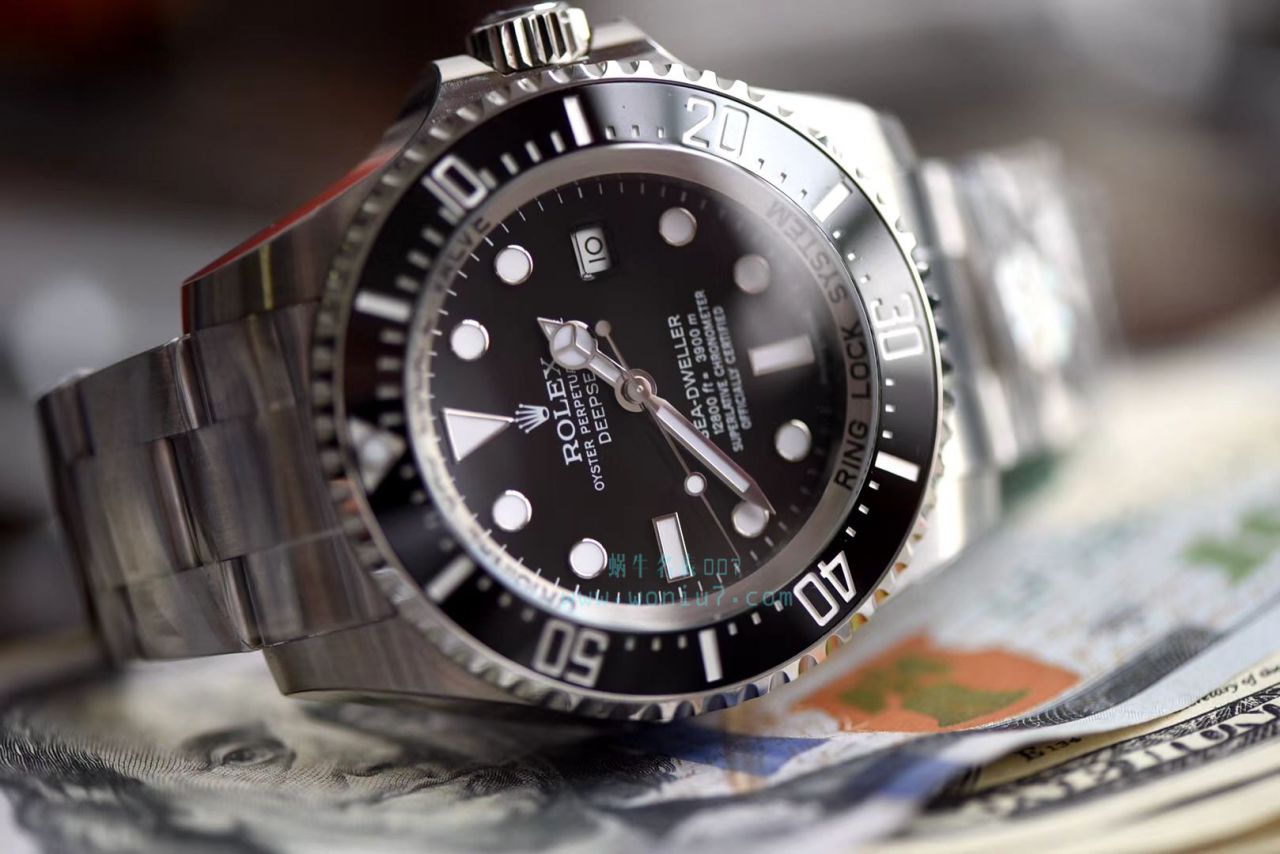 AR黑鬼王904L超级3135机新款  Replica Copy AR Rolex SEA-DWELLER鬼王44MM副本的十年精华 / R2115