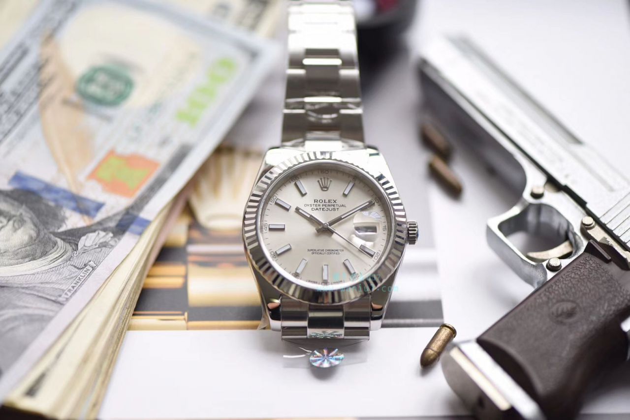 【AR Perfect  High quality  Replica Watches 】 Rolex   Datejust DATEJUST系列116334银盘 wrist watches  / R267