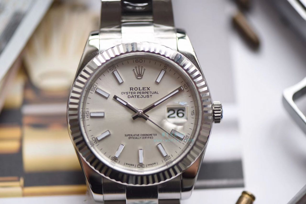 【AR Perfect  High quality  Replica Watches 】 Rolex   Datejust DATEJUST系列116334银盘 wrist watches  / R267