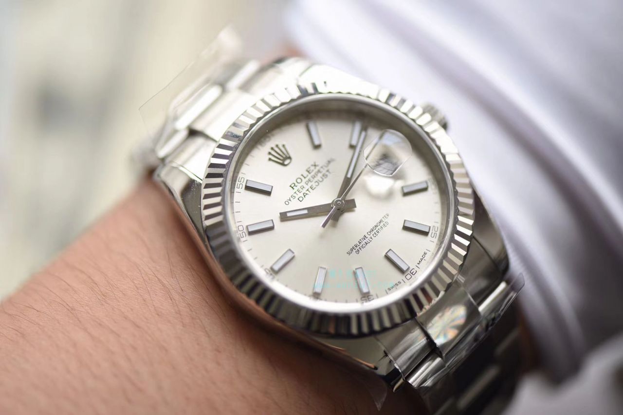 【AR Perfect  High quality  Replica Watches 】 Rolex   Datejust DATEJUST系列116334银盘 wrist watches  / R267