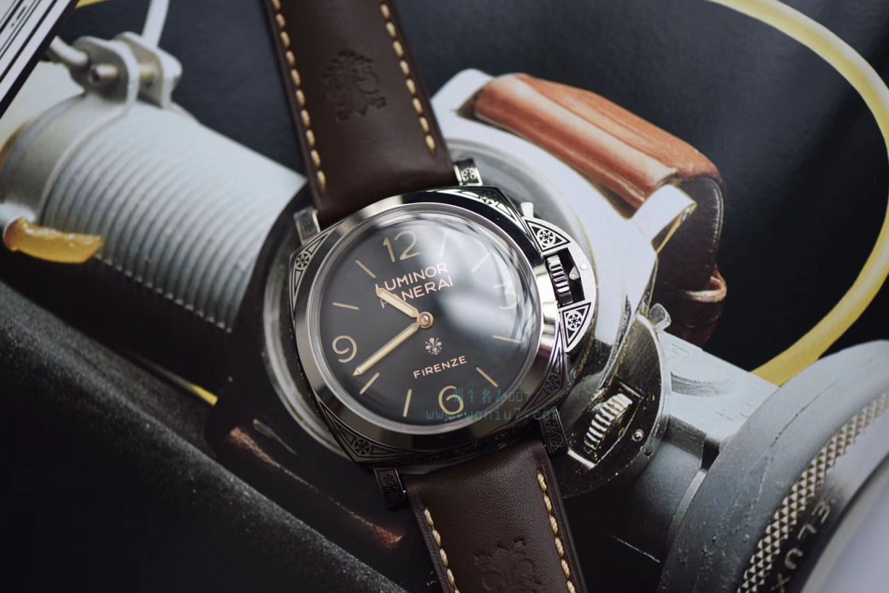 【V9 Perfect  top  Replica Copy  Watches 】Panerai LUMINOR系列 PAM00972雕花 wrist watches  / PAM972