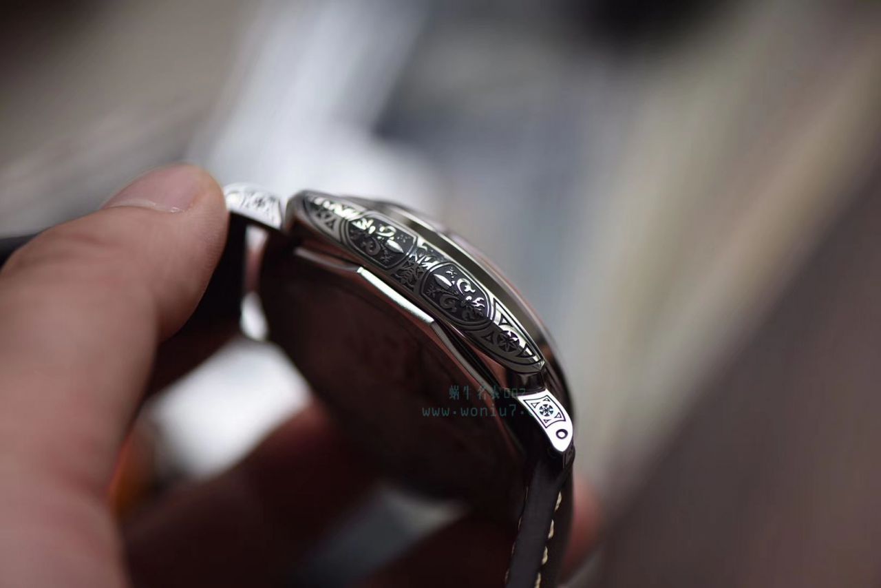 【V9 Perfect  top  Replica Copy  Watches 】Panerai LUMINOR系列 PAM00972雕花 wrist watches  / PAM972