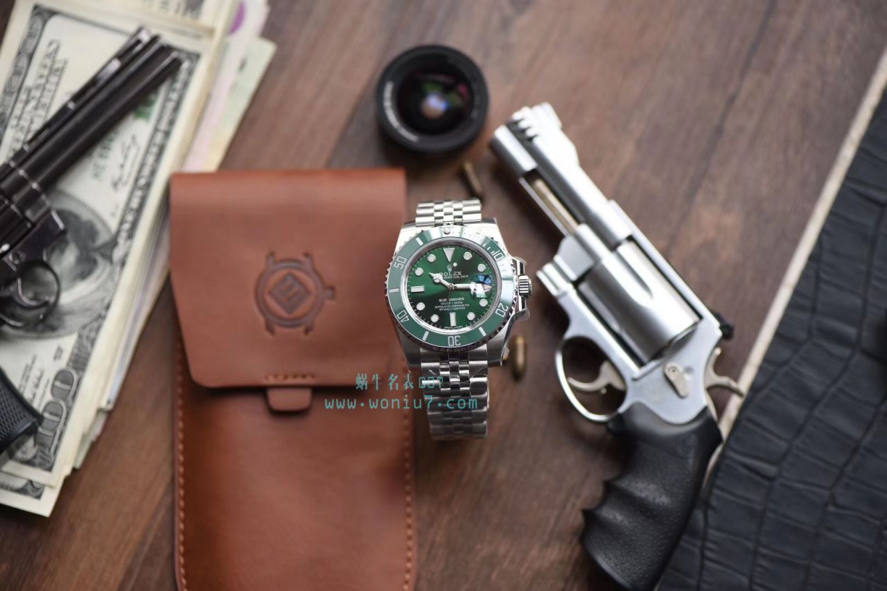 【V9 Factory 出品，搭配五珠链】 Rolex  Submariner 型 top  Replica Copy 116610LN-97200 黑盘 wrist watches ( Submariner )、116610LV-97200 绿盘 wrist watches ( Submariner ) / R268