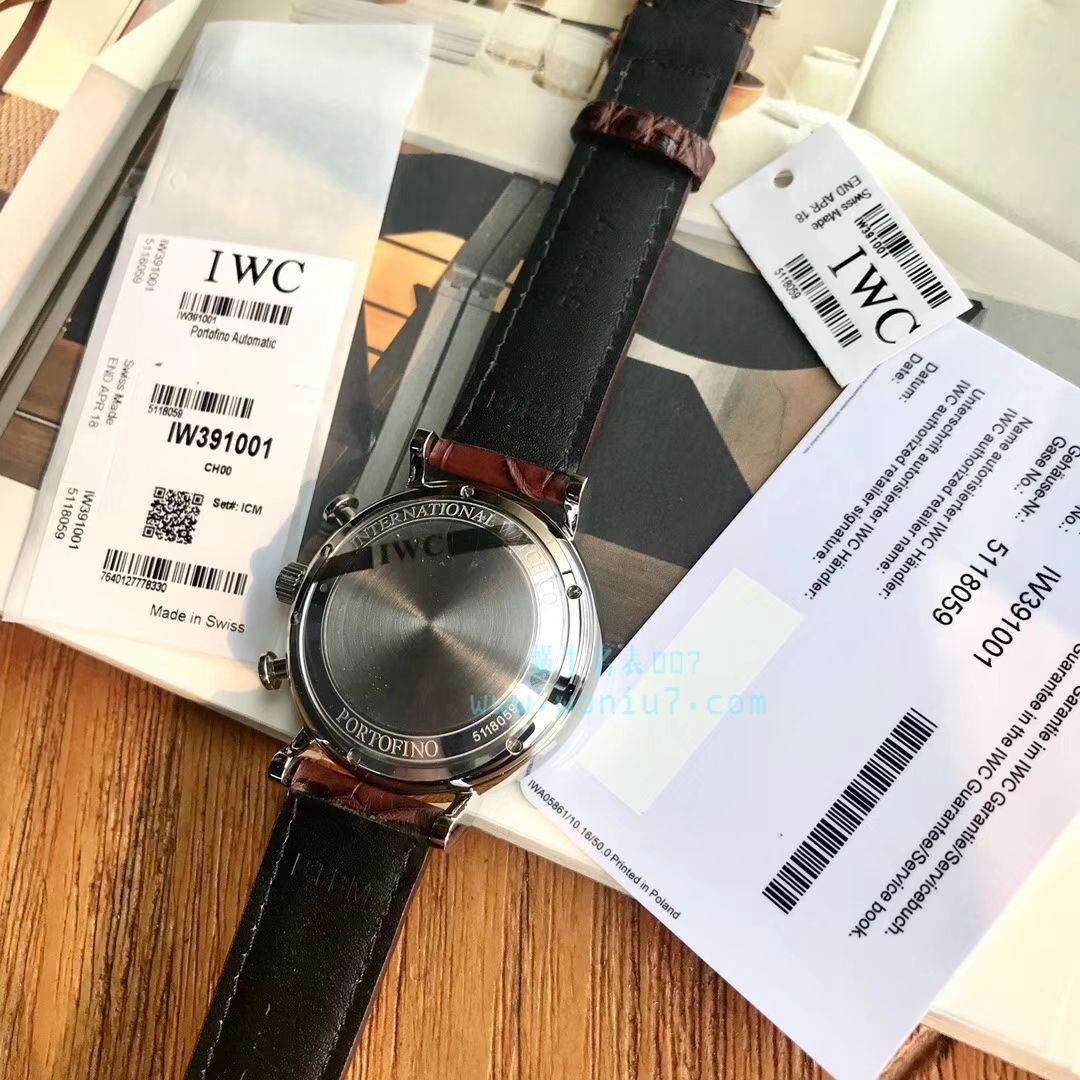 【原单货】IWC IWC 表柏涛菲诺系列IW391001 wrist watches  / WG179