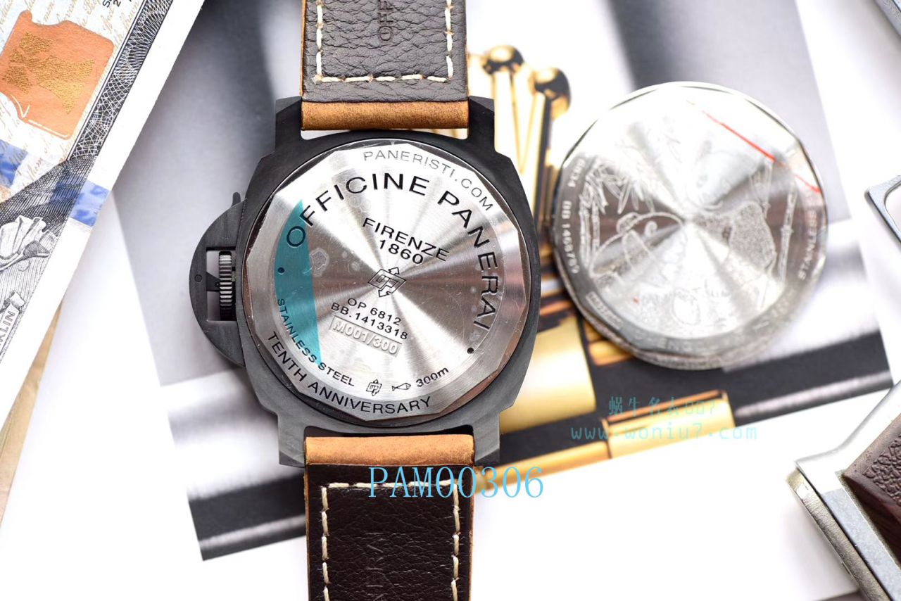 【XF Perfect  High quality  Copy  Watches 】Panerai 特别版 wrist watches 系列PAM 0360、PAM 00416 carbon fiber  wrist watches  / PAM00416