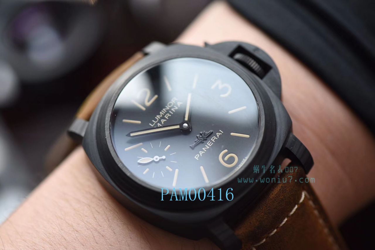【XF Perfect  High quality  Copy  Watches 】Panerai 特别版 wrist watches 系列PAM 0360、PAM 00416 carbon fiber  wrist watches  / PAM00416