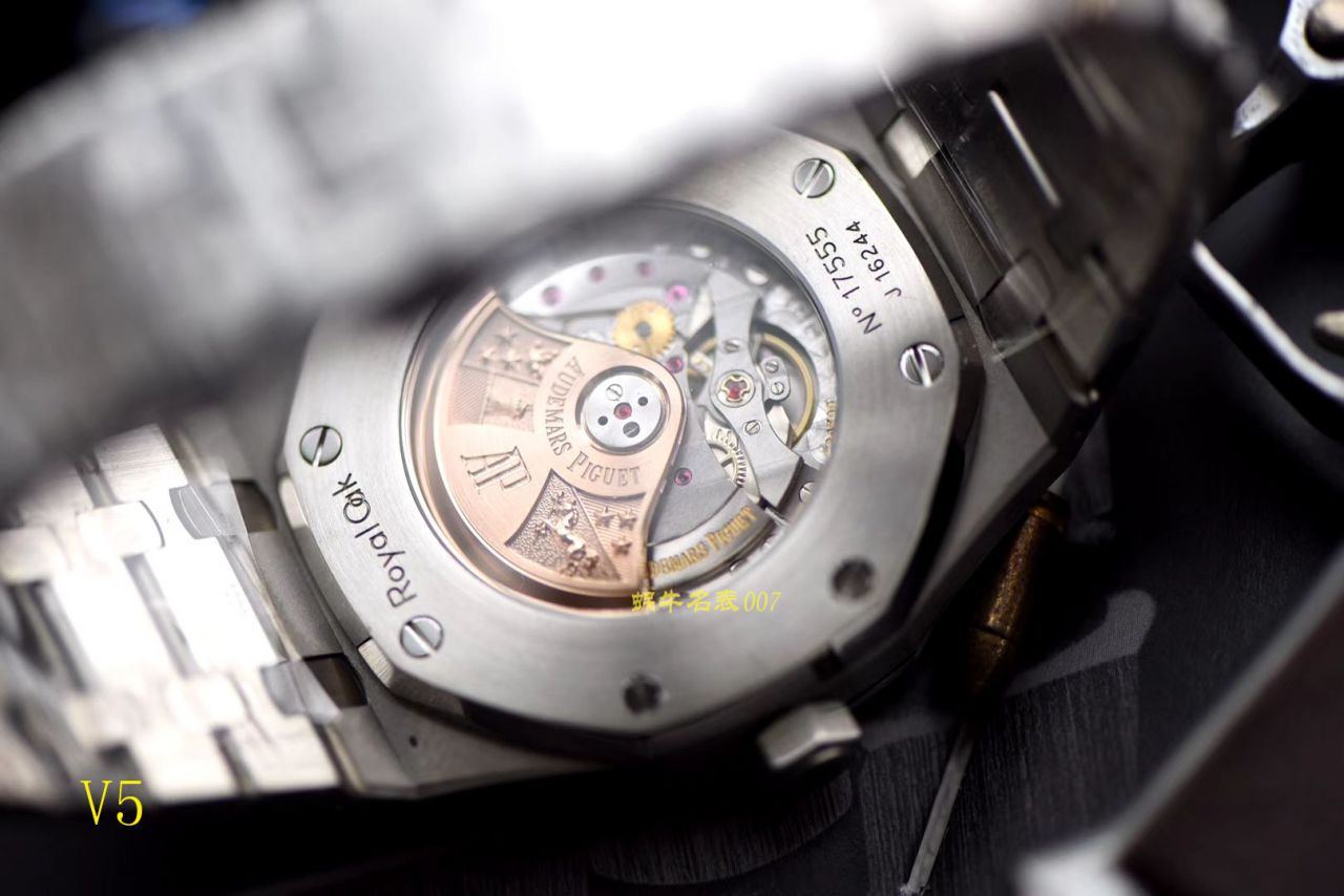【JF Perfect  High quality  Replica Watches 】Audemars Piguet 皇家橡树系列15400ST.OO.1220ST.04 wrist watches  / AP129