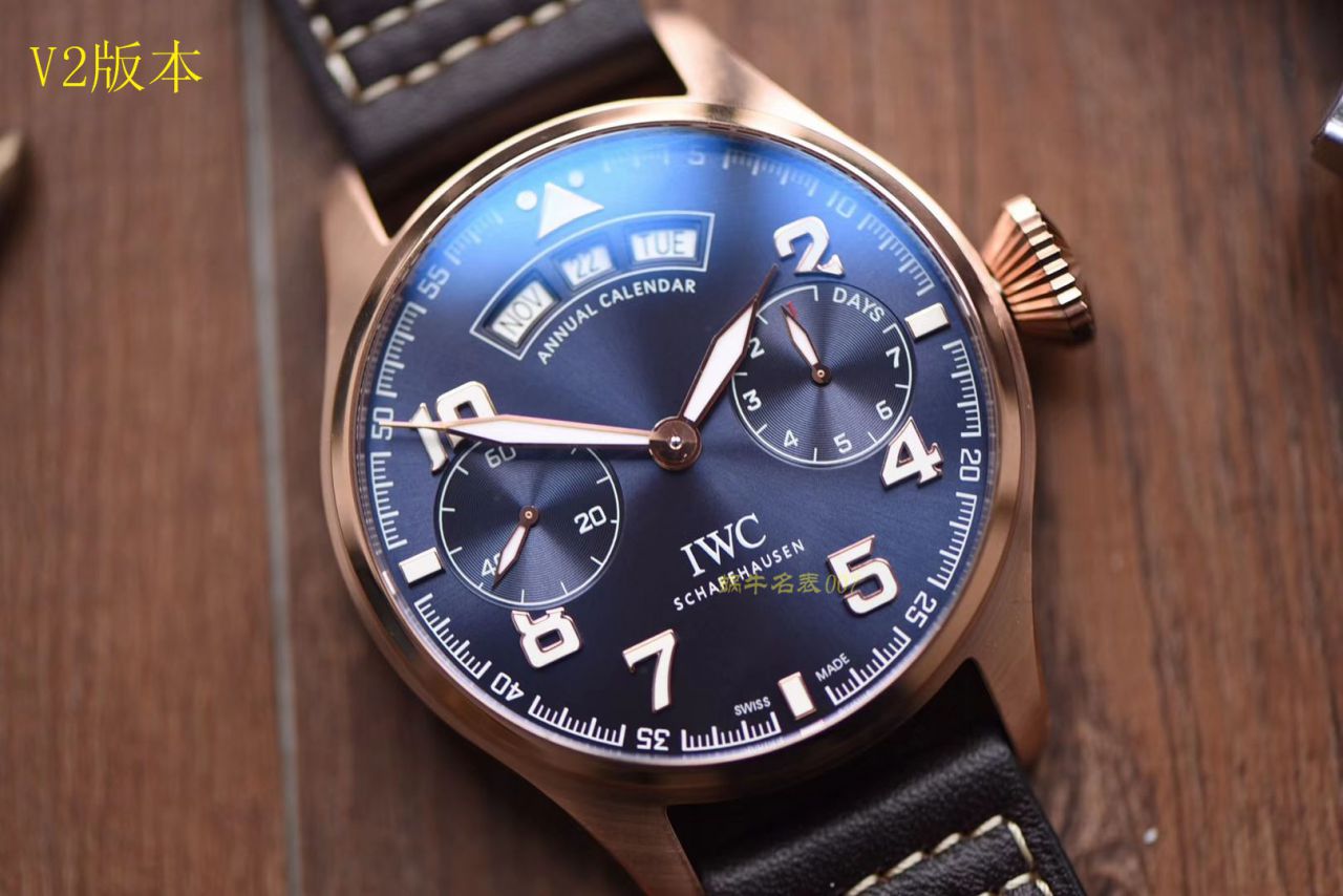 【YL Perfect  High quality  Replica Watches 】IWC IWC 大型飞行员年历 wrist watches “小王子”特别版系列 IW502701 wrist watches  / WG270