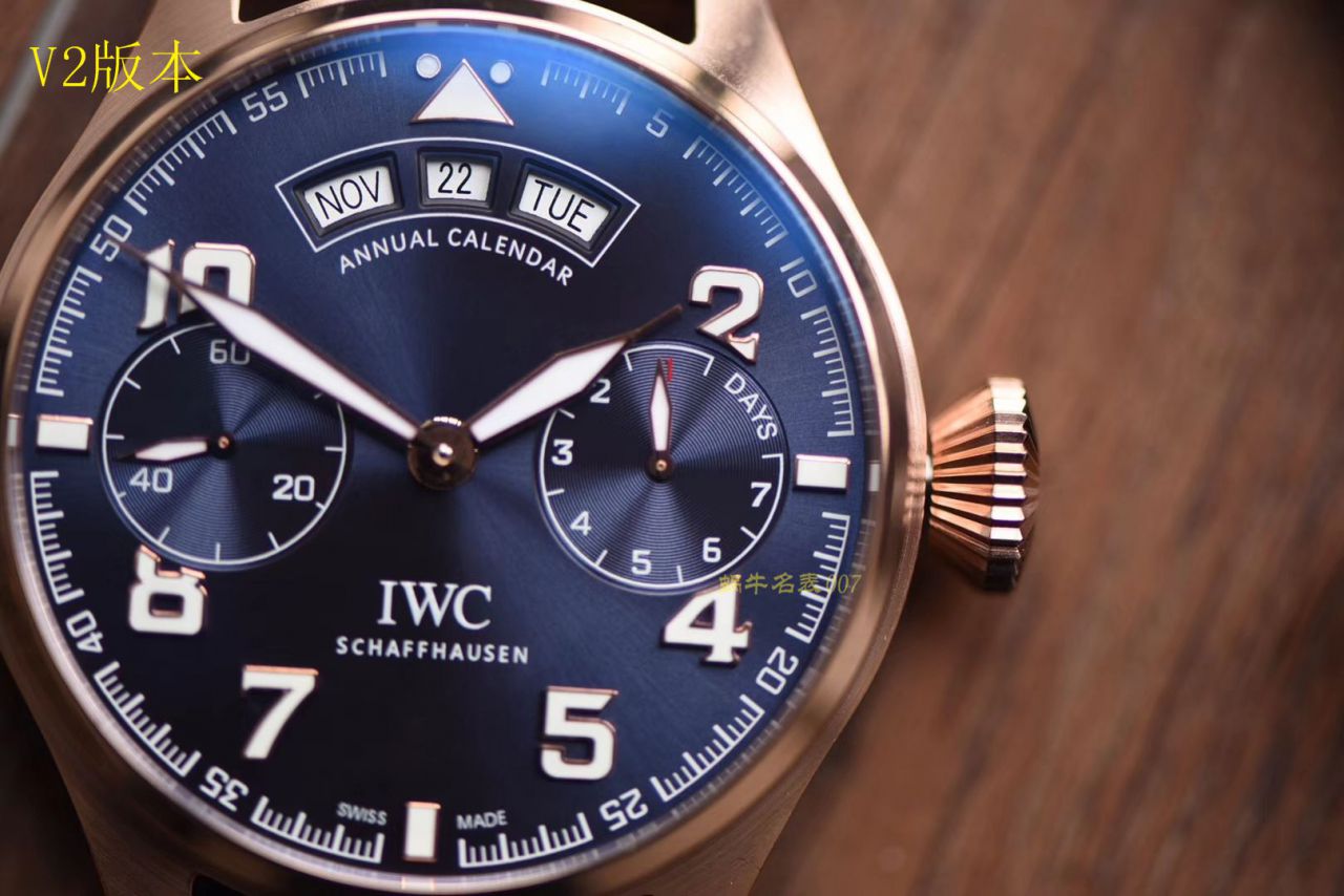 【YL Perfect  High quality  Replica Watches 】IWC IWC 大型飞行员年历 wrist watches “小王子”特别版系列 IW502701 wrist watches  / WG270