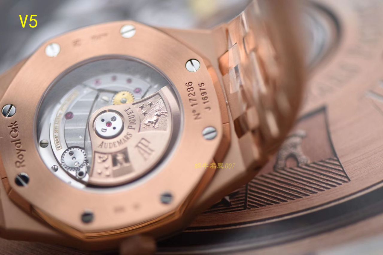 【JF Factory  top  Replica Copy  Watches 】皇家橡树系列 皇家橡树自动上链15400OR.OO.1220OR.02 wrist watches  / AP019