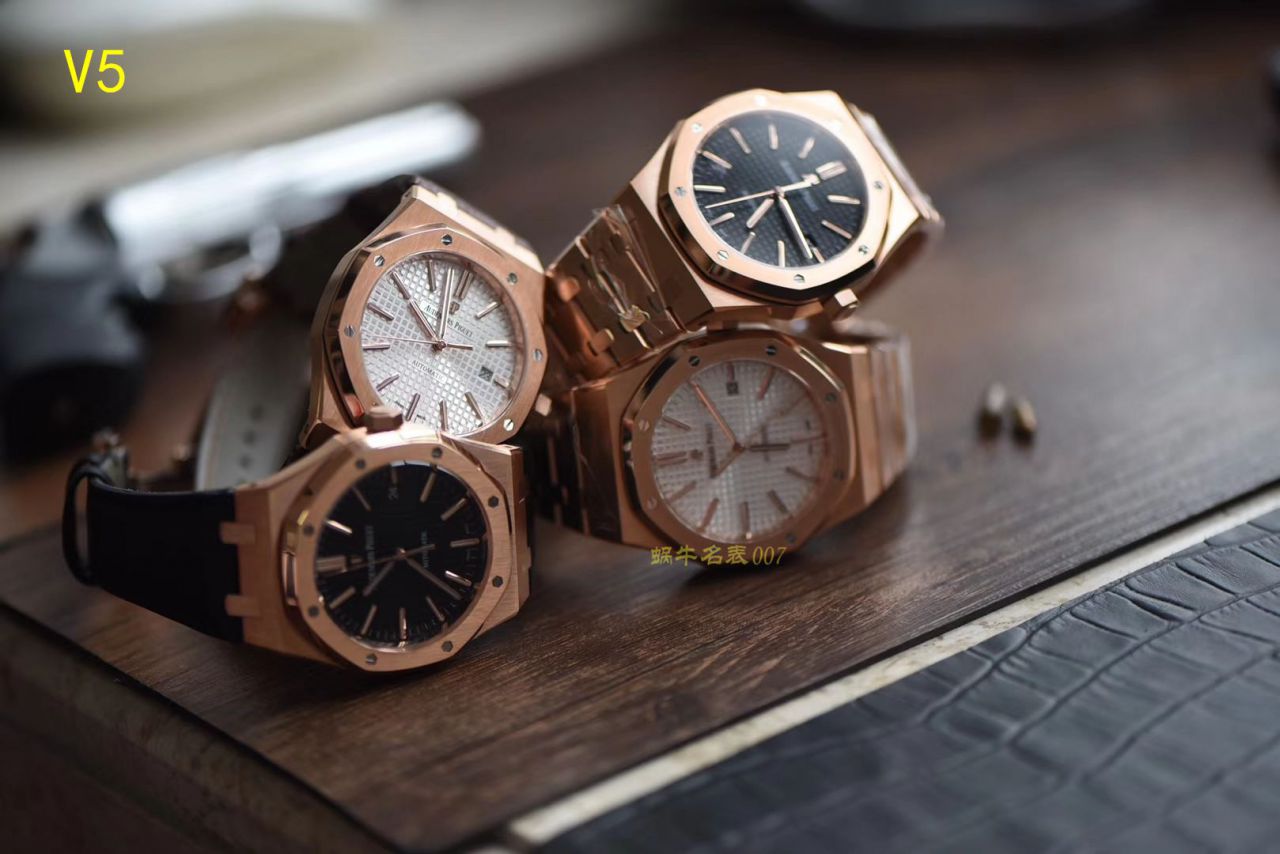 【JF Factory  top  Replica Copy  Watches 】皇家橡树系列 皇家橡树自动上链15400OR.OO.1220OR.02 wrist watches  / AP019