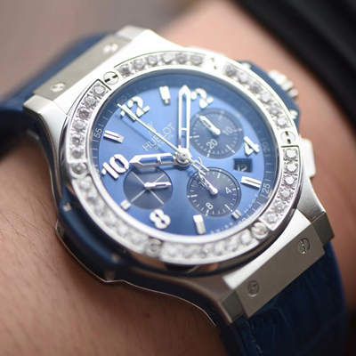 HBBv6新款宇舶大爆炸HUBLOT   Big Bang 精钢蓝色 腕表