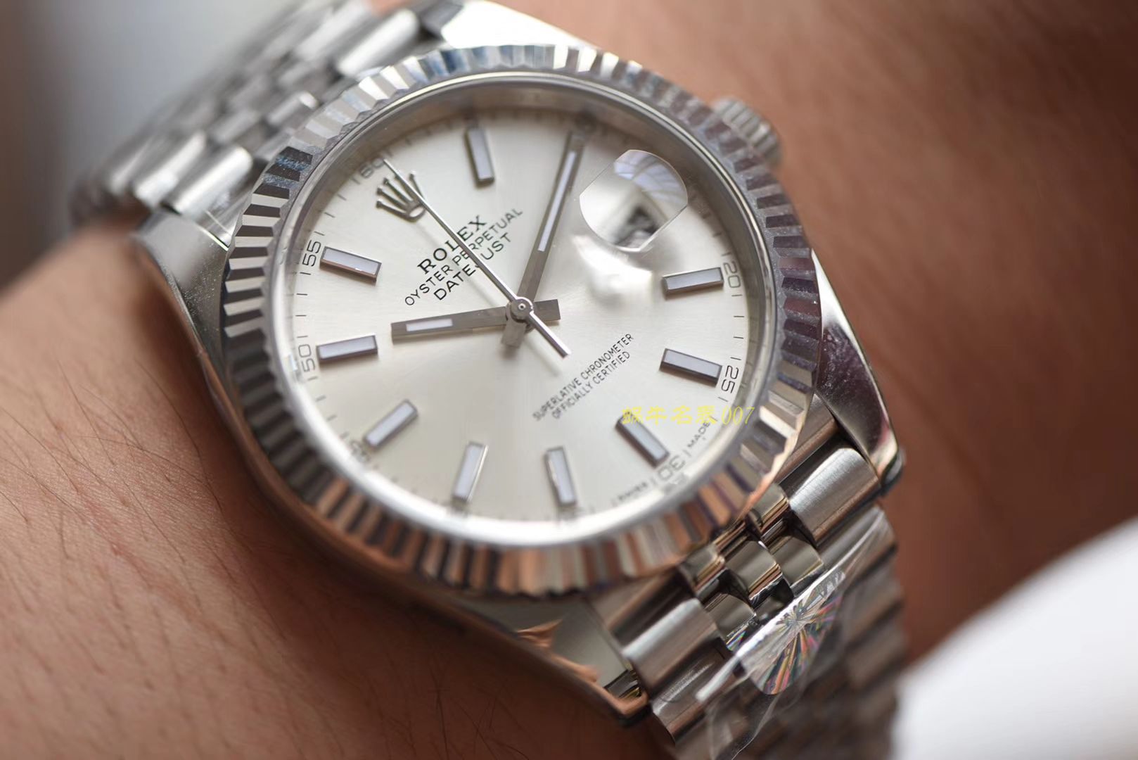 【AR Perfect  High quality  top  Replica 】 Rolex   Datejust DATEJUST系列116334-72210蓝盘 wrist watches 904钢 / R252