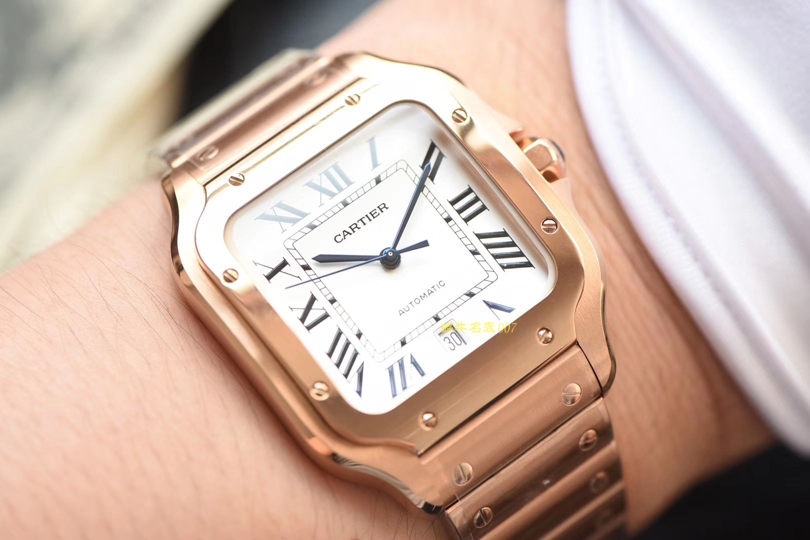  Cartier   Santos 系列WGSA0007（大号） wrist watches 【KOR Perfect  Knockoff  Watches 】 / K196