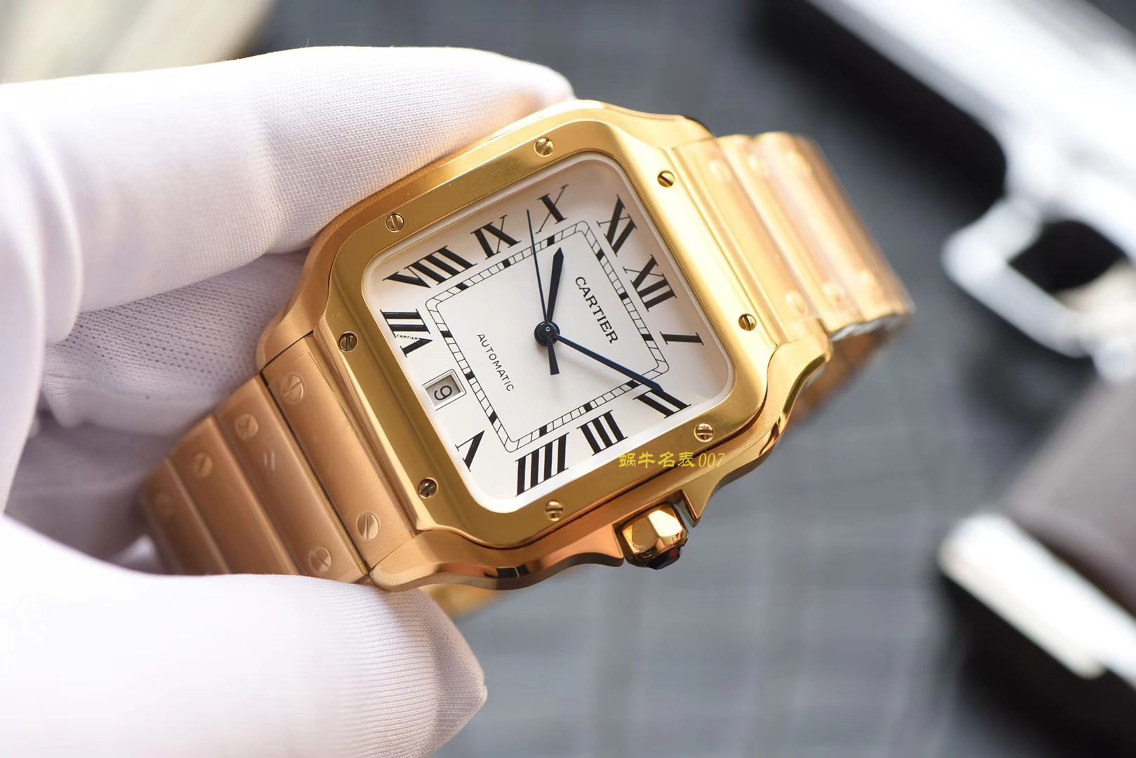  Cartier   Santos 系列WGSA0009（大号） wrist watches 【KOR Perfect  Replica Copy  Watches 】 / K195