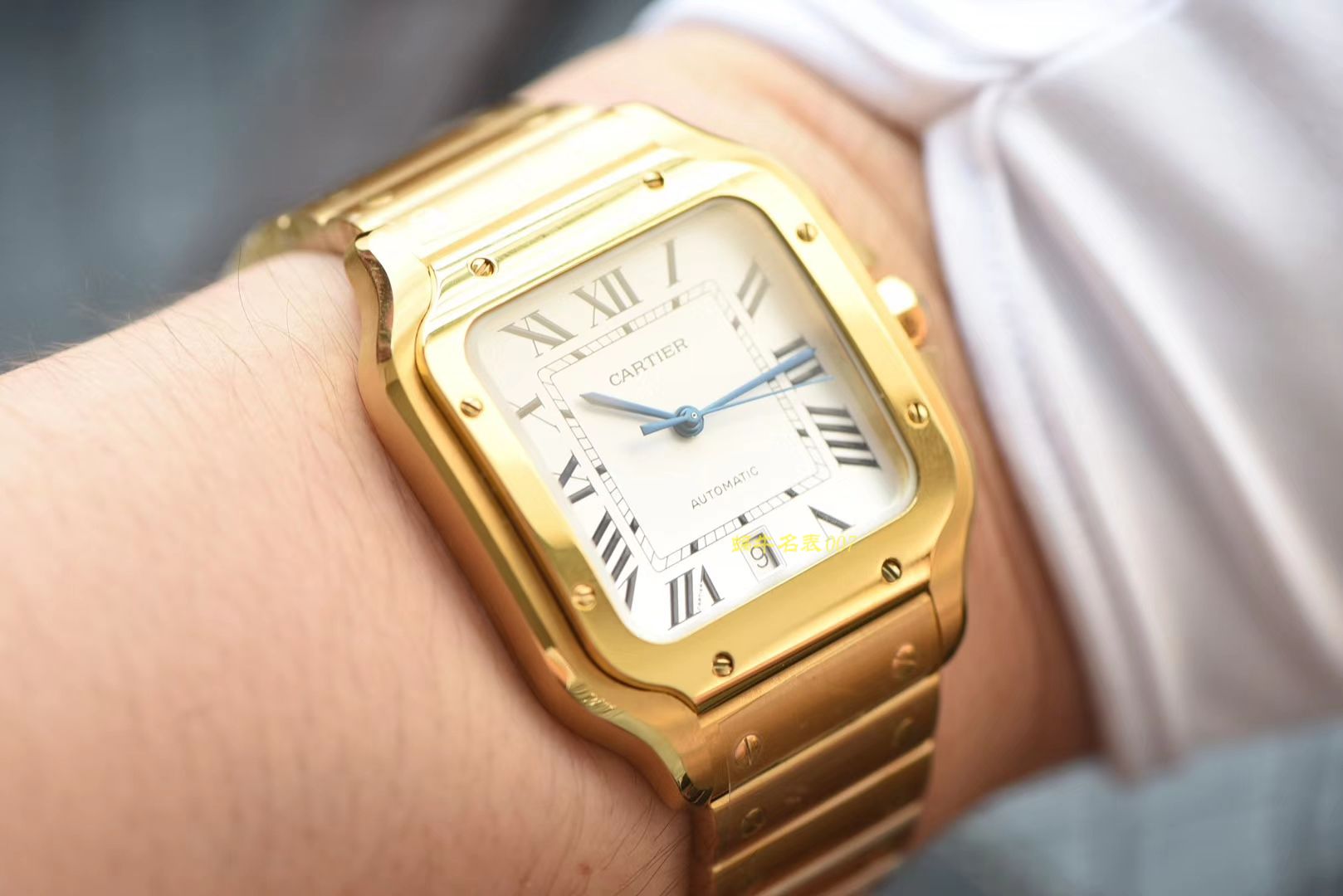  Cartier   Santos 系列WGSA0009（大号） wrist watches 【KOR Perfect  Replica Copy  Watches 】 / K195