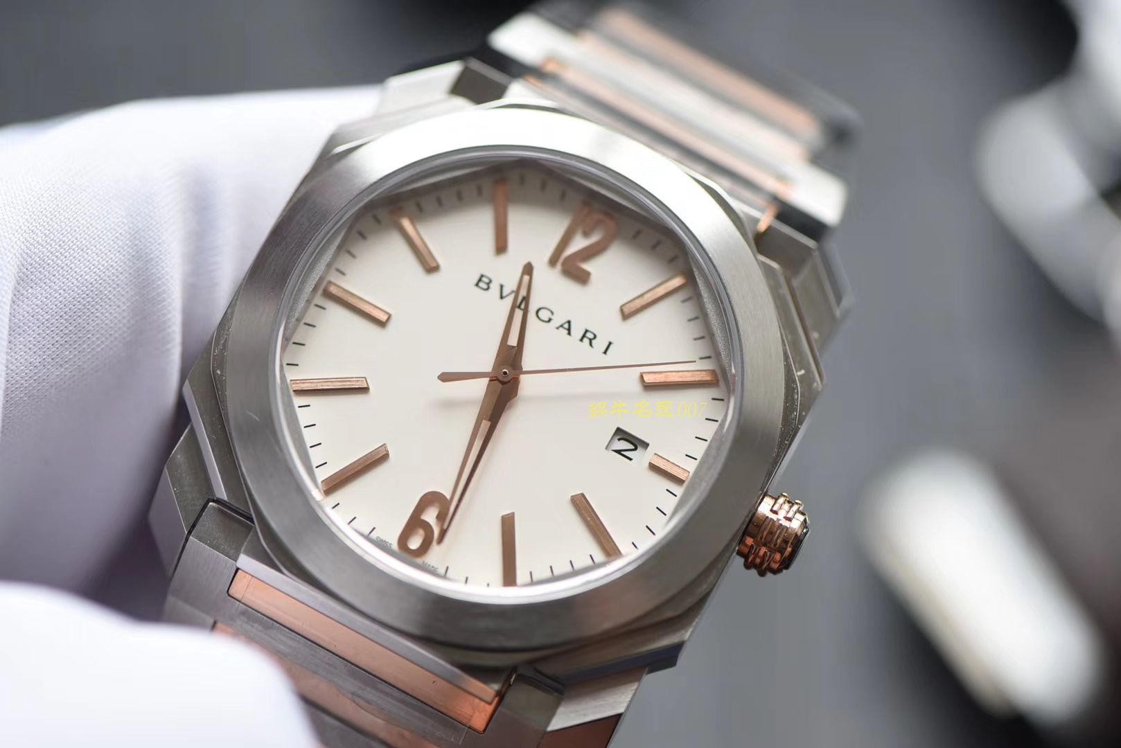  BVLGARI OCTO系列102118 BGO38WSPGD wrist watches 【台湾 Factory  Perfect  Replica Copy  Watches 】 / BG023