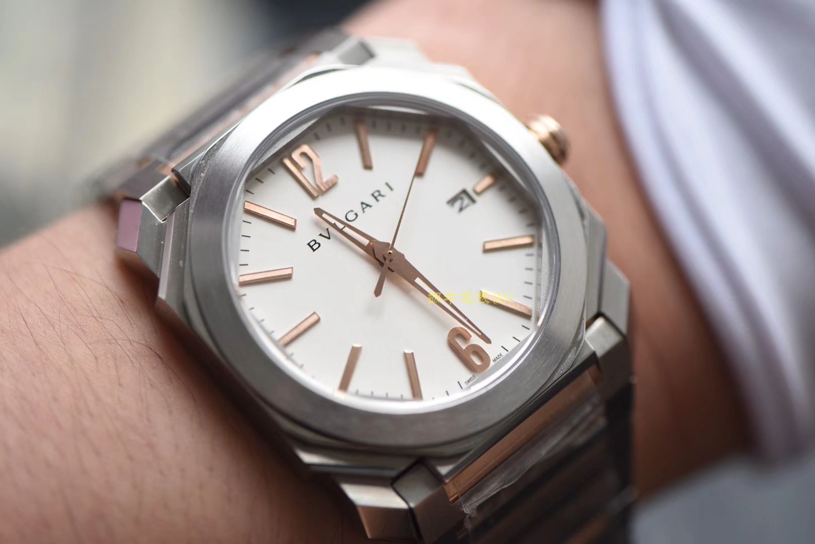  BVLGARI OCTO系列102118 BGO38WSPGD wrist watches 【台湾 Factory  Perfect  Replica Copy  Watches 】 / BG023