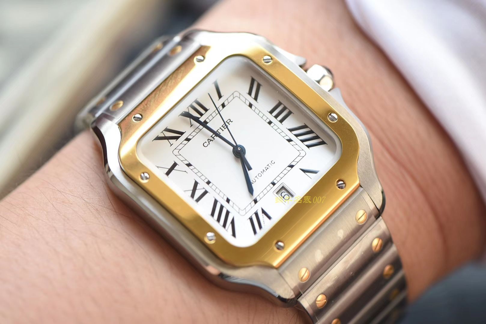  Cartier   Santos 系列W2SA0006（大号） wrist watches 【KOR Perfect  High quality  Replica Copy  Watches 】 / K198