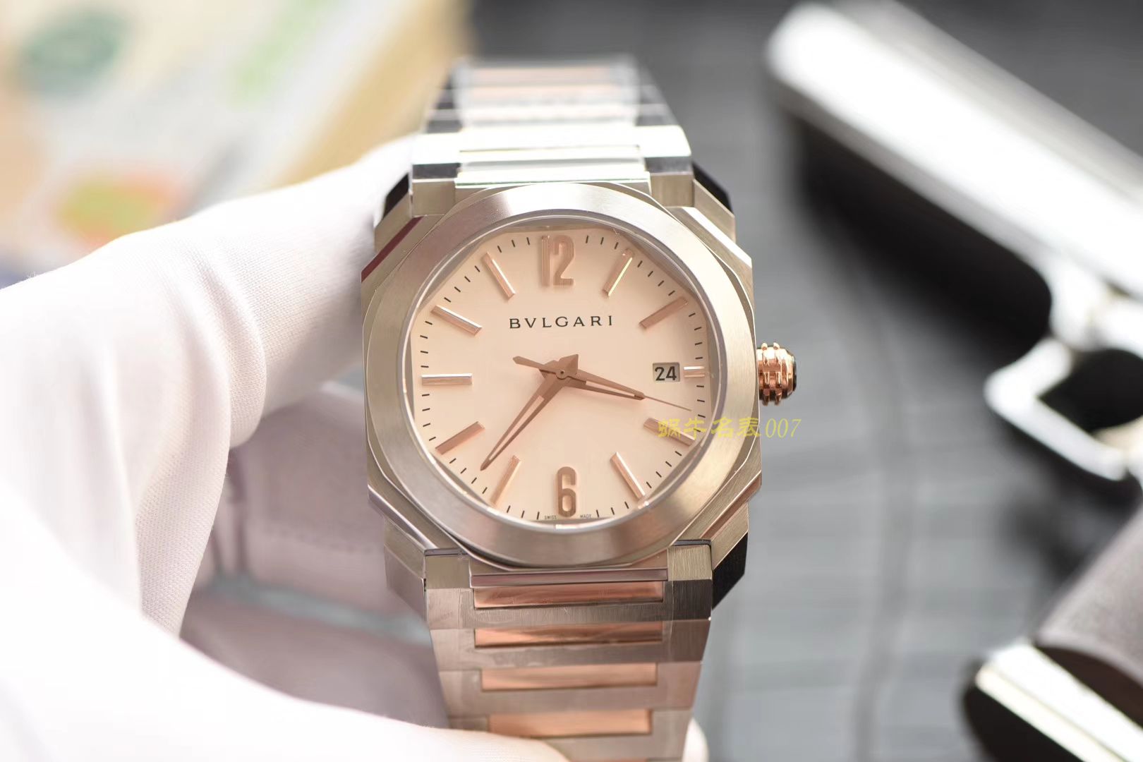  BVLGARI OCTO系列102118 BGO38WSPGD wrist watches 【台湾 Factory  Perfect  Replica Copy  Watches 】 / BG023