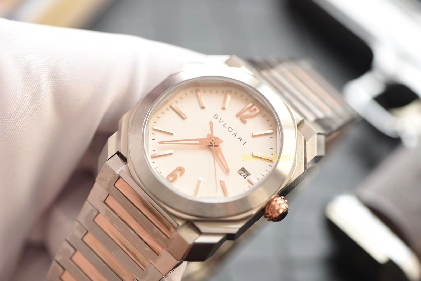  BVLGARI OCTO系列102118 BGO38WSPGD wrist watches 【台湾 Factory  Perfect  Replica Copy  Watches 】 / BG023
