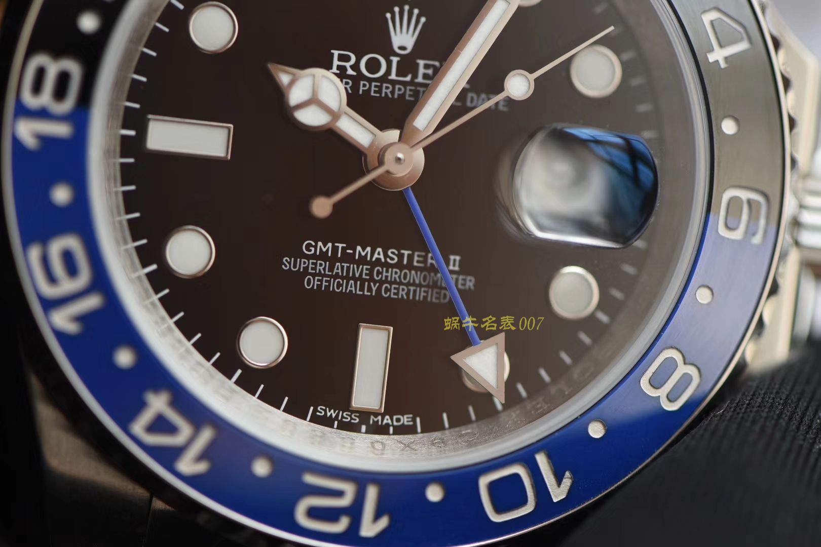  Rolex  GMT MASTER II系列m126710blnr-0002(五珠链)，116710BLNR-78200可乐圈 wrist watches （DJ Perfect  High quality  Replica Watches ） / R290