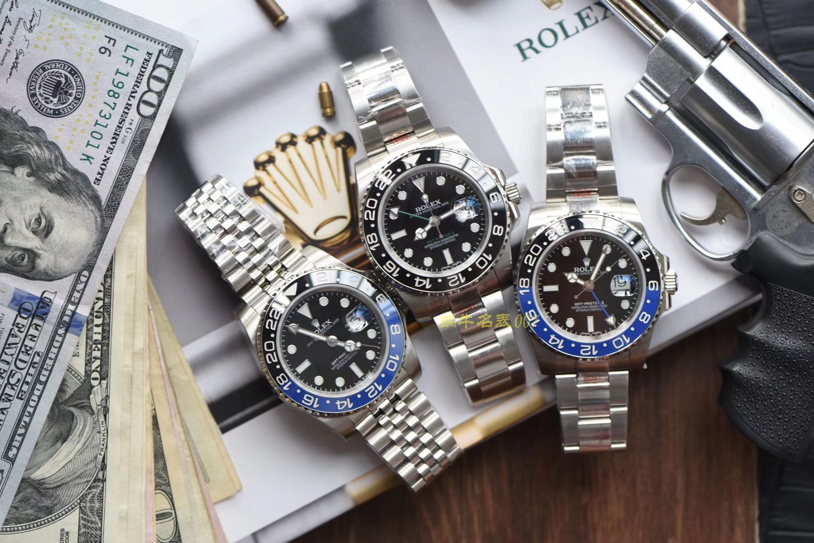  Rolex  GMT MASTER II系列m126710blnr-0002(五珠链)，116710BLNR-78200可乐圈 wrist watches （DJ Perfect  High quality  Replica Watches ） / R290