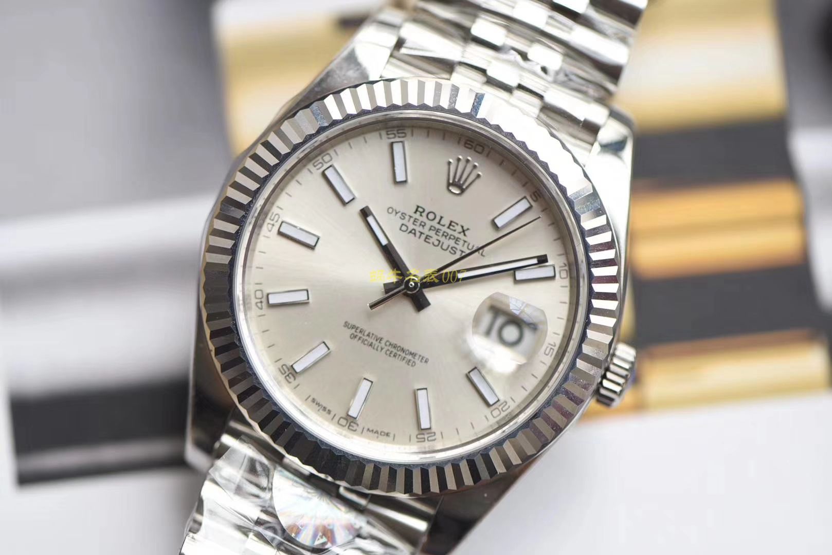【AR Perfect  High quality  Replica Watches 】 Rolex   Datejust DATEJUST系列116334银盘 wrist watches  / R267