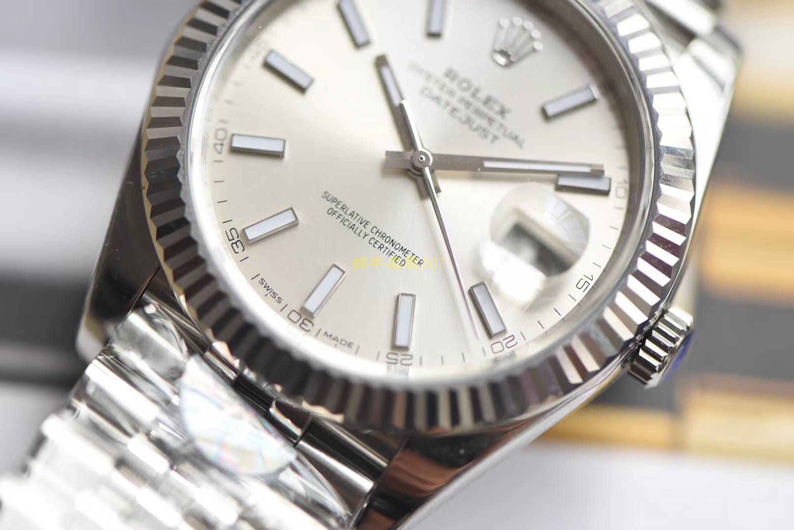 【AR Perfect  High quality  Replica Watches 】 Rolex   Datejust DATEJUST系列116334银盘 wrist watches  / R267