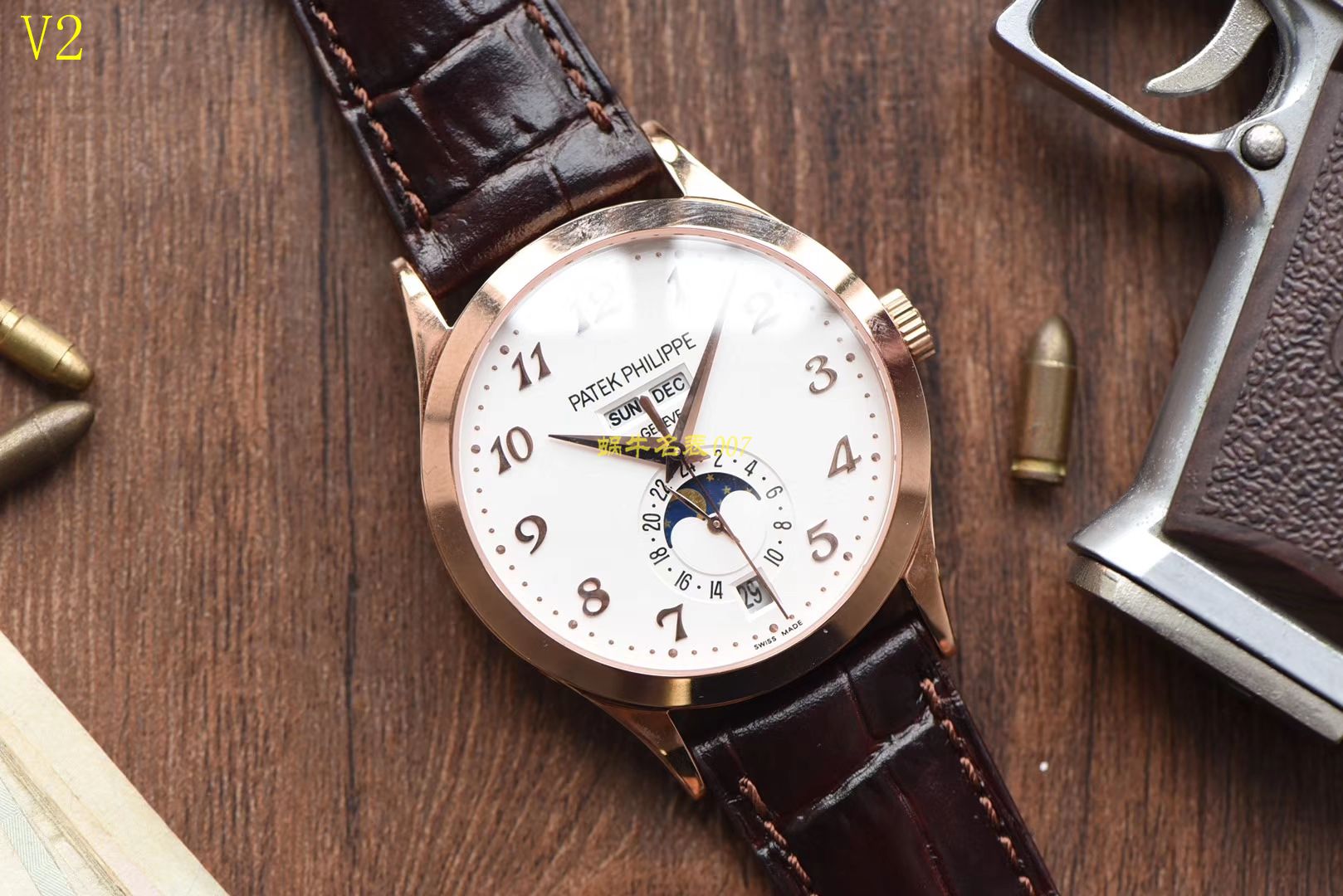 【台湾 Factory 1:1 High quality  Replica Watches 】 PATEK PHILIPPE 复杂功能计时系列5396R-011 wrist watches  / BD171